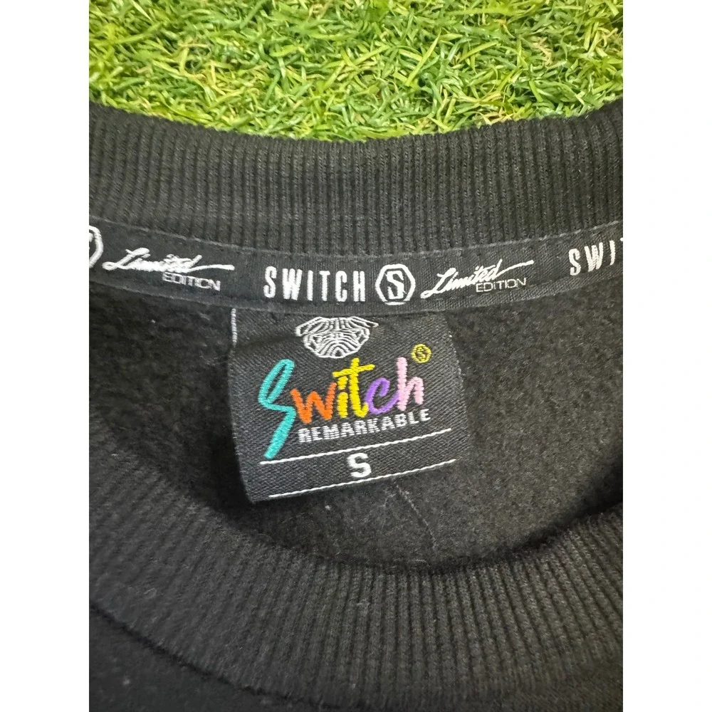 Switch Remarkable Street Culture Graphic Sweatshirt Black Ben Franklin‎ Small